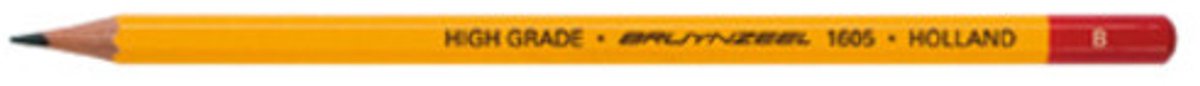 BRUYNZEEL Grafietpotlood 1605 Hardheid B