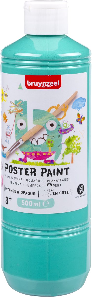 Bruynzeel plakkaatverf 500ml Turquoise