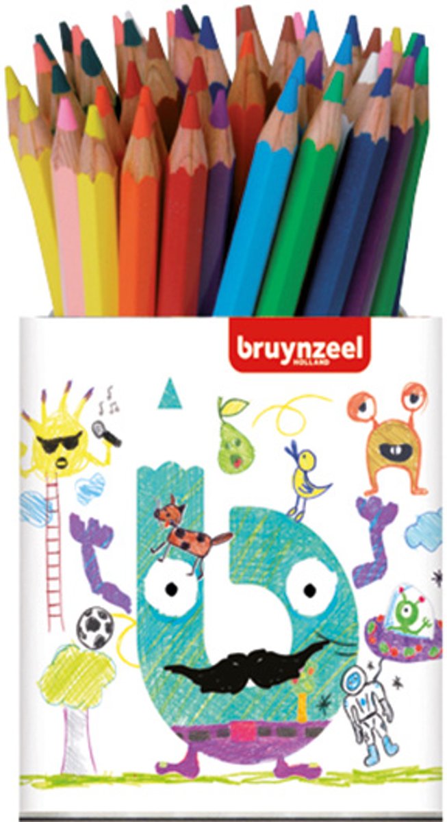 Kleurpotloden Knotsen Bruynzeel 48 stuks in koker