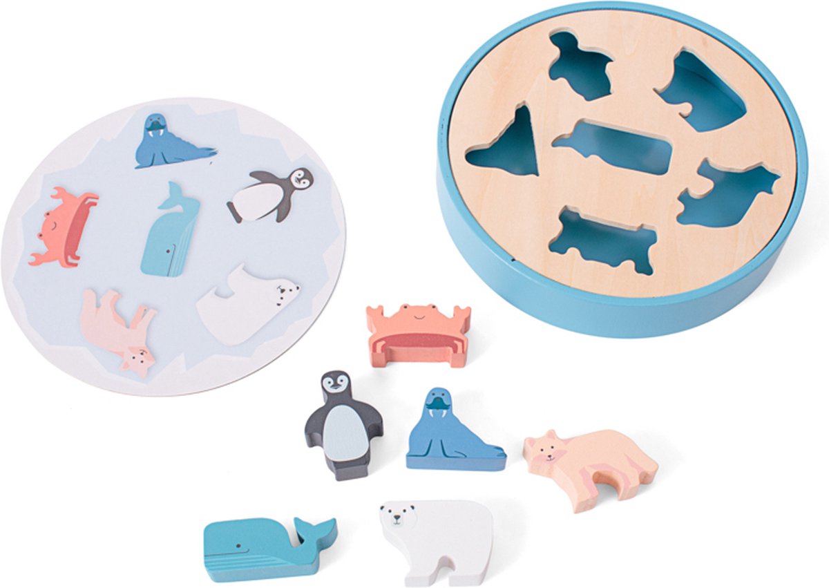   Houten   - houten speelgoed - educatief- peuter - toddler - FSC hout - geschikt vanaf 18 maanden