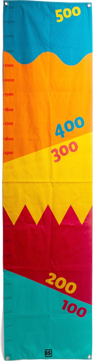   Toys Rol & Stop - Vanaf 6 jaar - Buitenspeelgoed - Opvouwbaar doek met kurken ballen - 2 m lang - incl 4 haringen - 2 tot 4 spelers