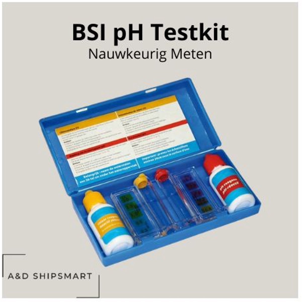 BSI pH Testkit - Zwembad - Onderhoud - Chloor - Jacuzzi - Spa - pH Behandeling
