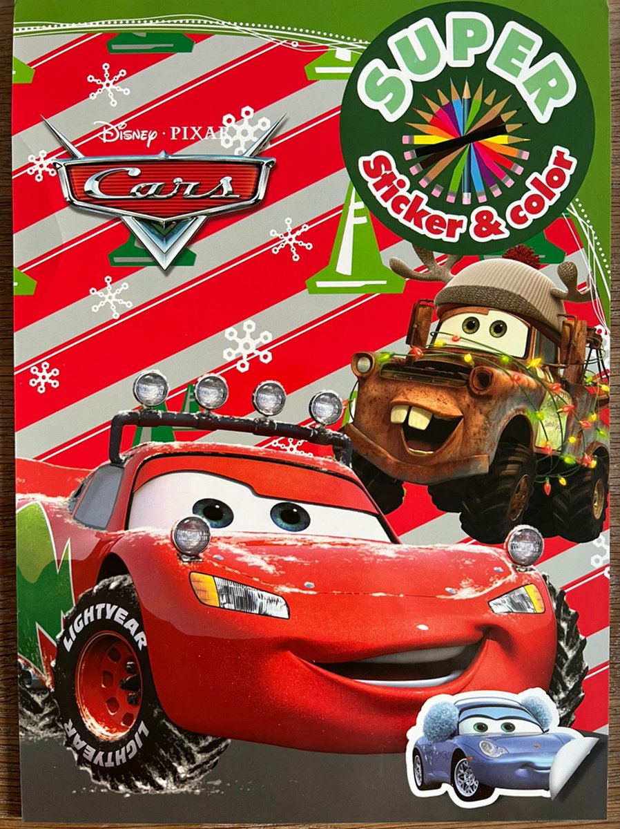 Cars kleurboek met stickers