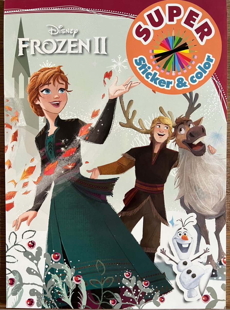 Frozen disney kleurboek met stickers