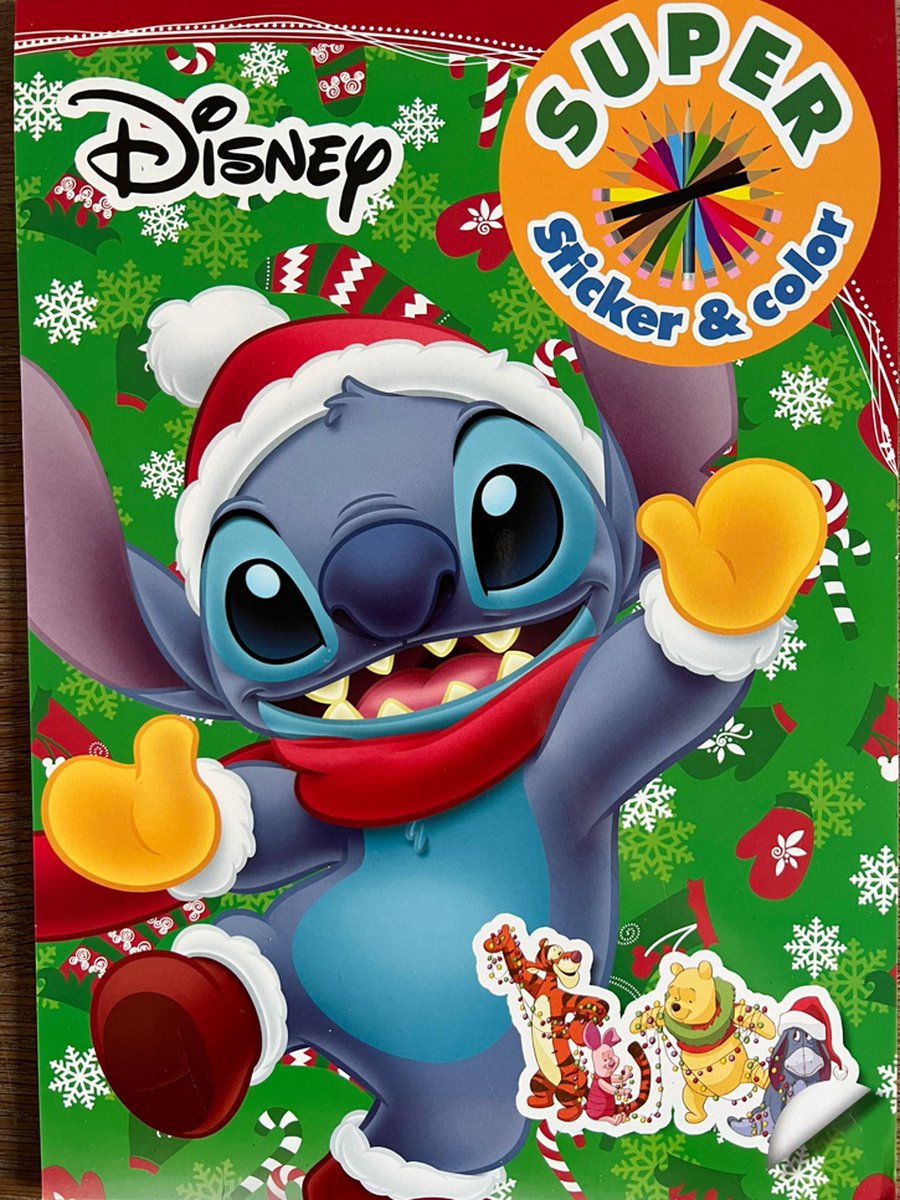 kleurboek vol met disney figuren kleurboek met stickers