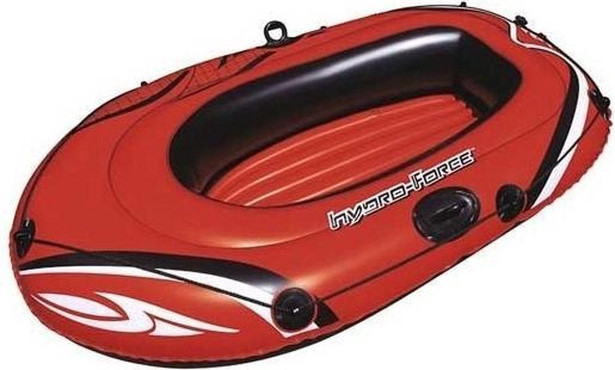 Opblaasbaar bootje voor kinderen Bestway 155x93cm - rood - Speelgoed opblaasboten
