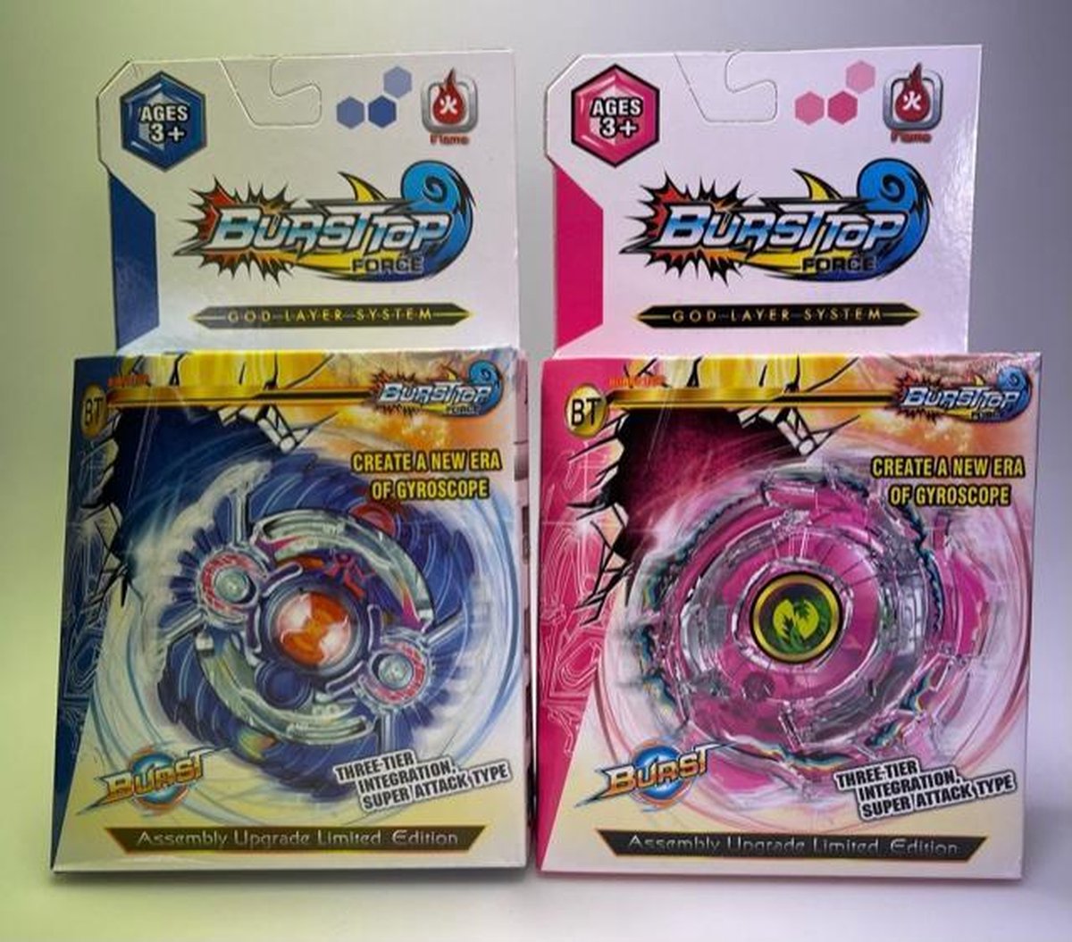 2   FORCE /SPIN TOL/ BLADE - blauw en roze