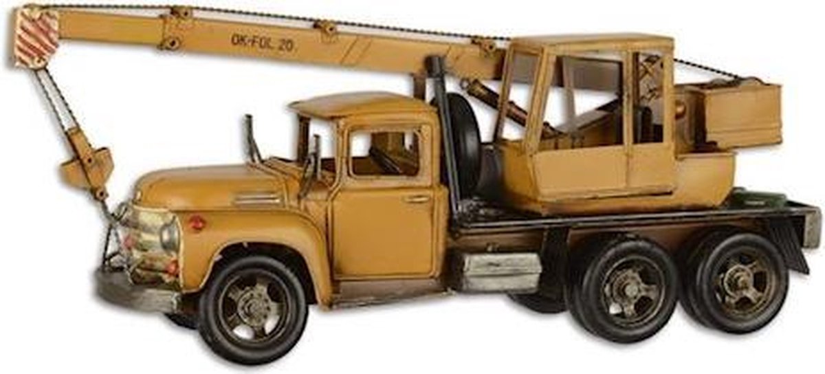 Model auto - Beeld - Takelauto - Takelwagen Tin - 14,5 x 19 centimeter