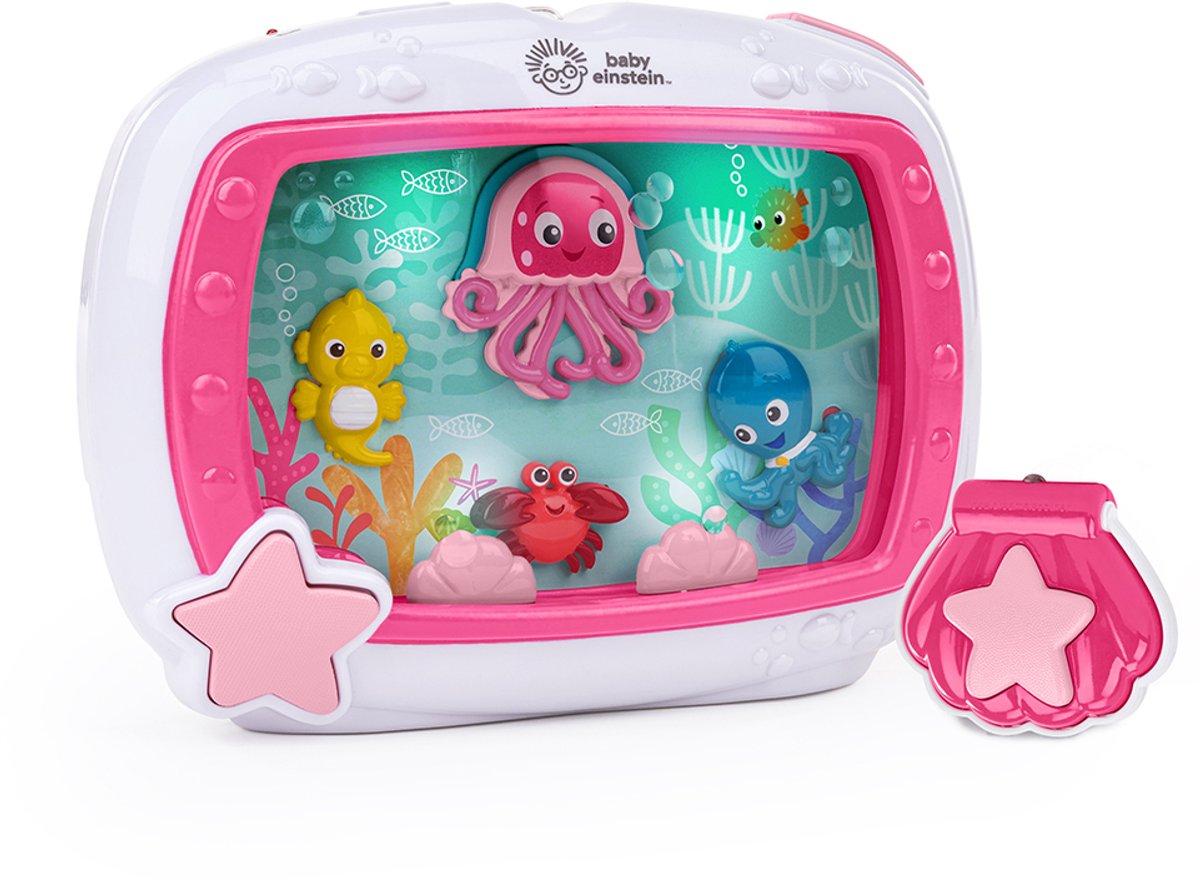 Baby Einstein baby slaaptrainer roze - nachtlampje met oceaangeluiden.