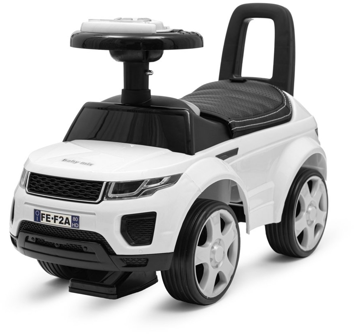   -   - Witte SUV - Kindvriendelijk - Comfortabele Zitting - Stevige Wielen - Speelgoedauto - Kinderauto - Eerste Auto - Voertuig -   Voor Kinderen - SUV  