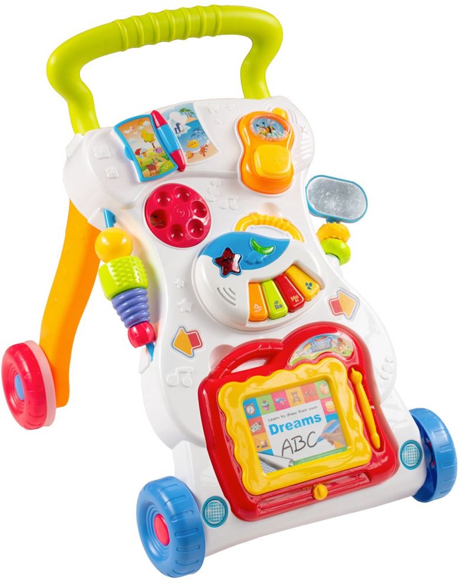   - Loopwagen - Interactieve Speelgoed - Educatief Ontwikkelingsspeelgoed - Kleurrijk Ontwerp - Baby Speelgoed - Ondersteunende Loopwagen - Zintuiglijke Activiteiten - Baby Play
