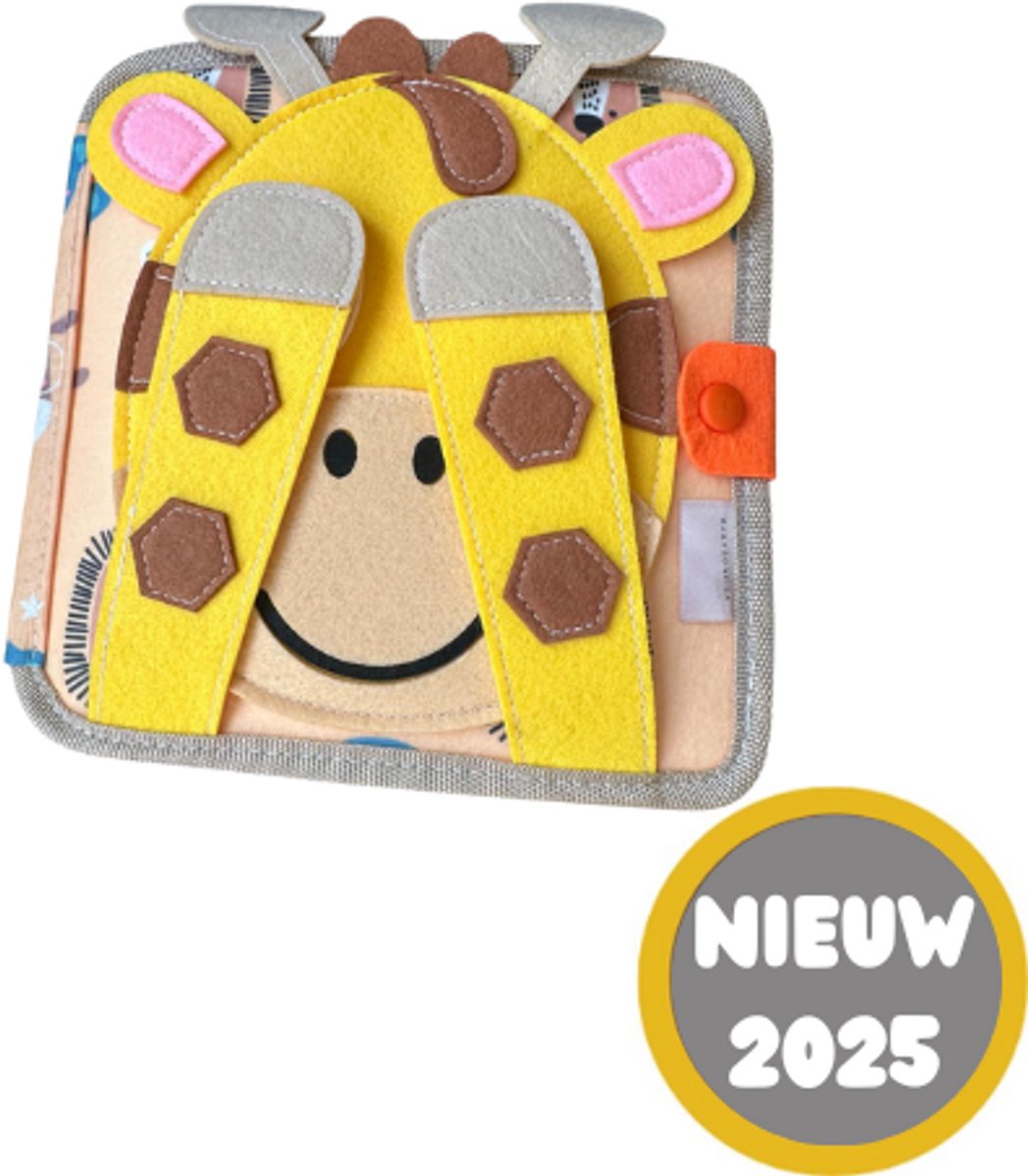 Montessori Activiteitenboek Voor Peuters - Activiteiten Boek - Speelgoed 2 Jaar - Busy Board - Educatief Speelgoed 1 Jaar - Motoriek - Reisboek - Speelgoed - Educatief - Montessori - Bezigheid Voor Vakantie