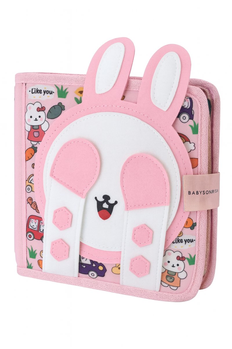 Montessori Busy Board Boek – Leerzaam Cadeau voor Peuters (2-3 Jaar) – Perfect voor Sinterklaas & Kerst - Roze - Speelgoed - Educatief Speelgoed