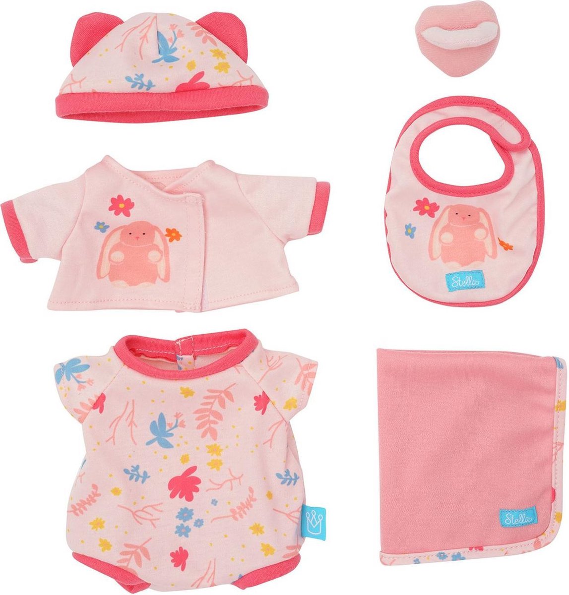 Baby Stella poppenkleding geboorte set welcome baby 35cm