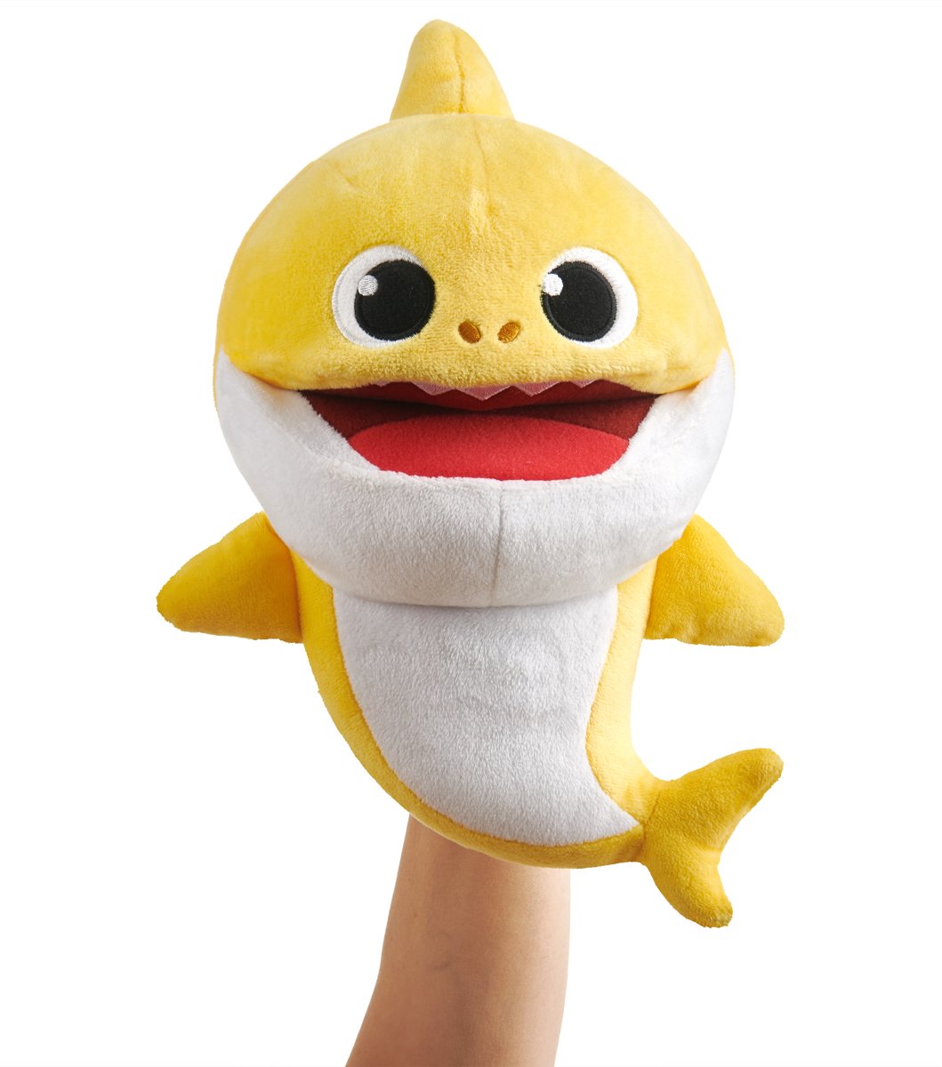 Baby Shark - Baby Shark - handpop met tempo controle - Interactieve Knuffel