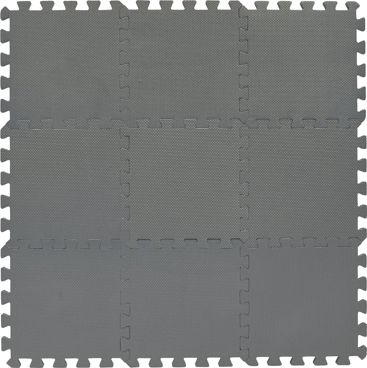 BabyDan Speelkleed Speelmat Tegels Foam concrete Grijs 90 x 90 cm