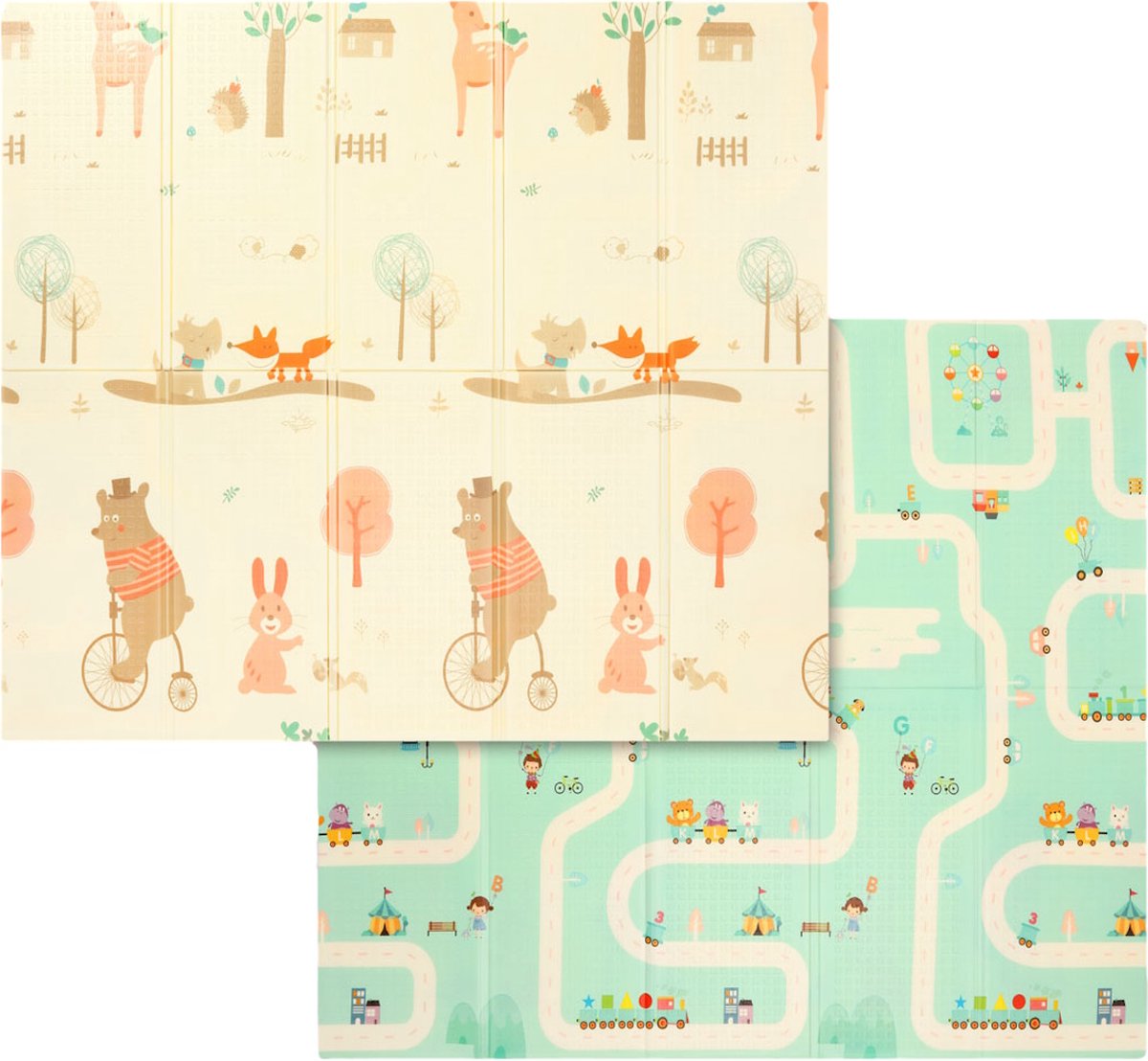 Baby Ono 180 x 200 cm Educatieve Omkeerbare Speelmat 1480