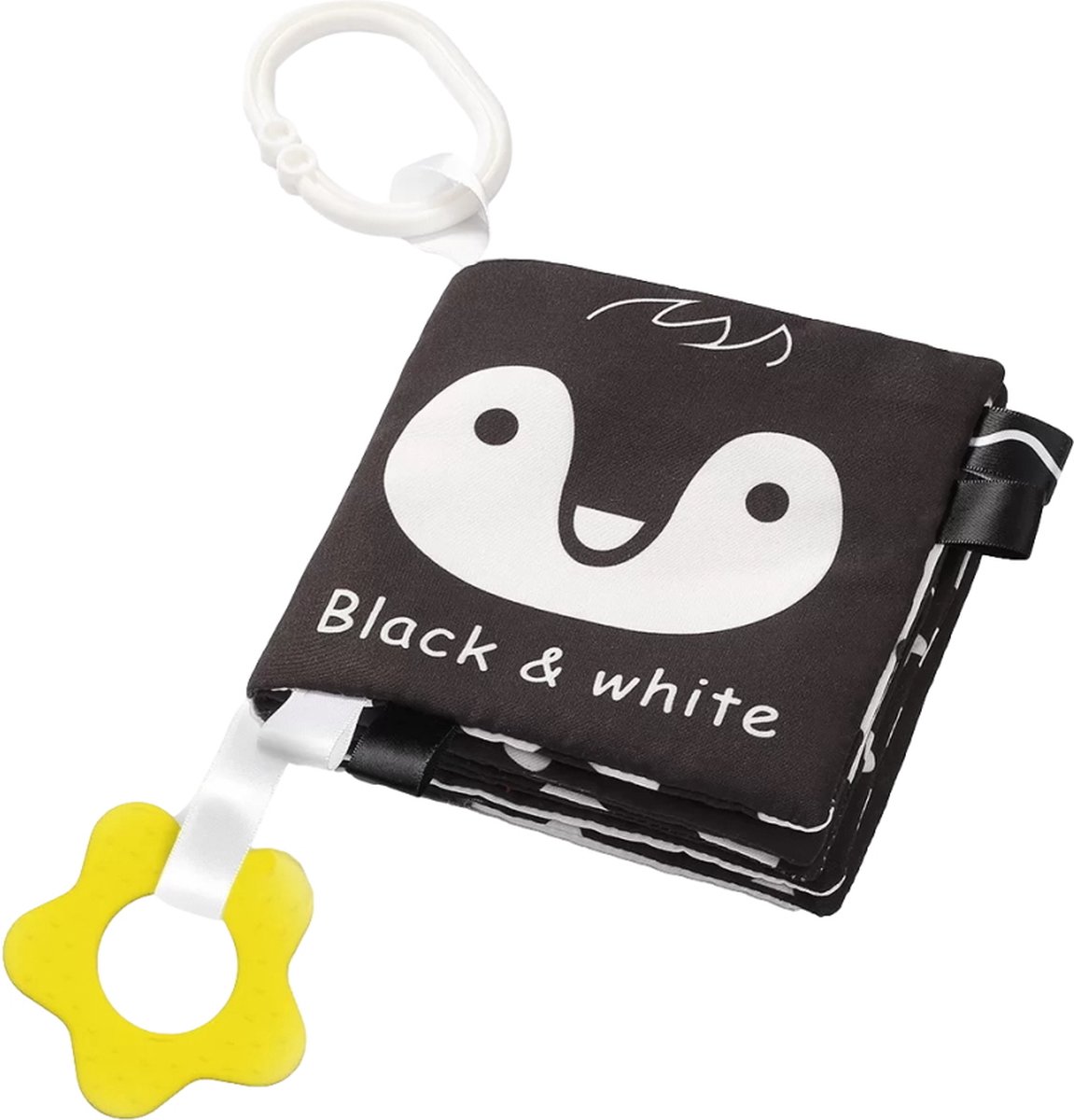 Baby Ono Black & White Zacht Buggyboekje 542
