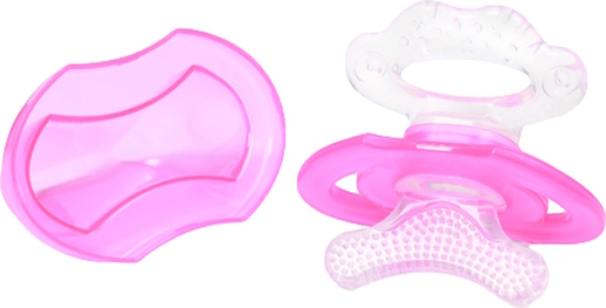 Baby Ono First Teeth Roze 3m+ Verkoelend Silicone Bijtspeeltje 1008/02