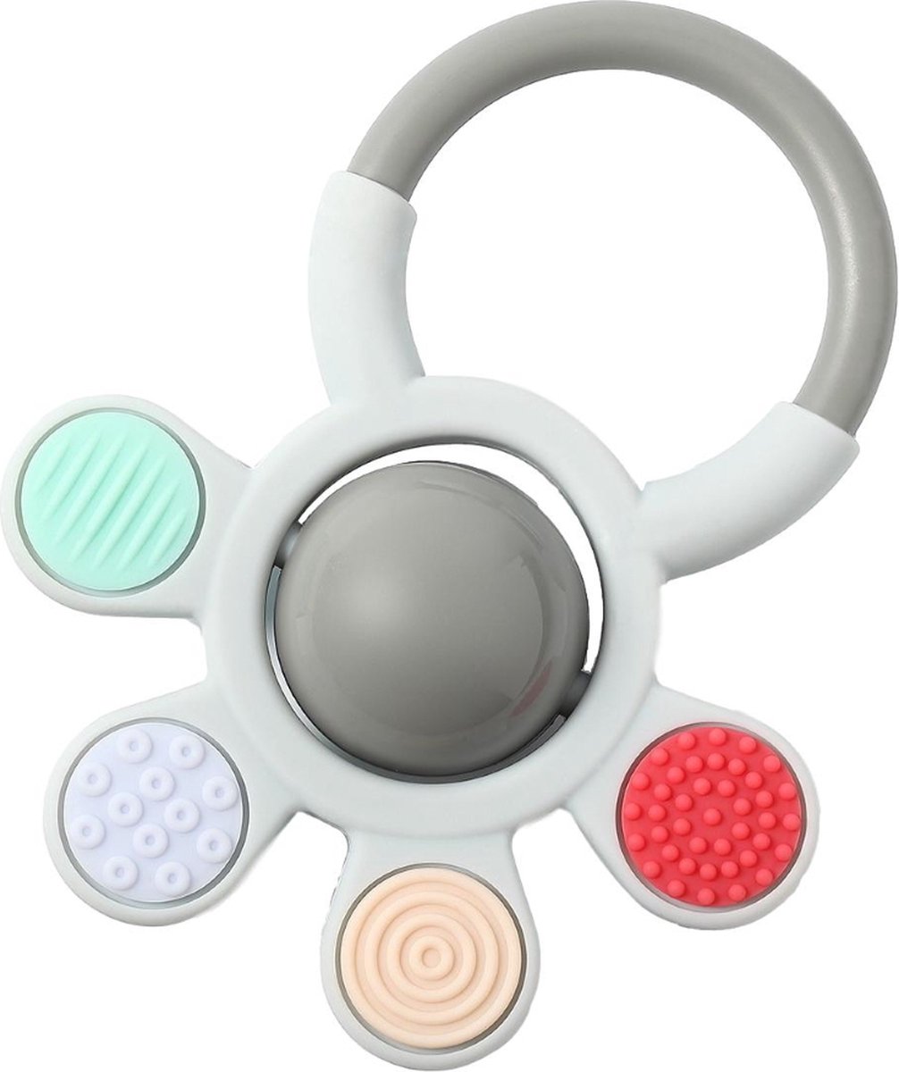 Baby Ono Ortho Grijs Rammelaar Bijtring 488