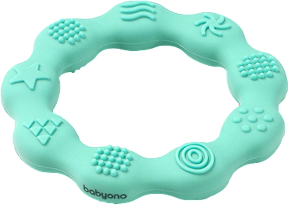 Baby Ono Ring Blauw Silicone Bijtring 825/03