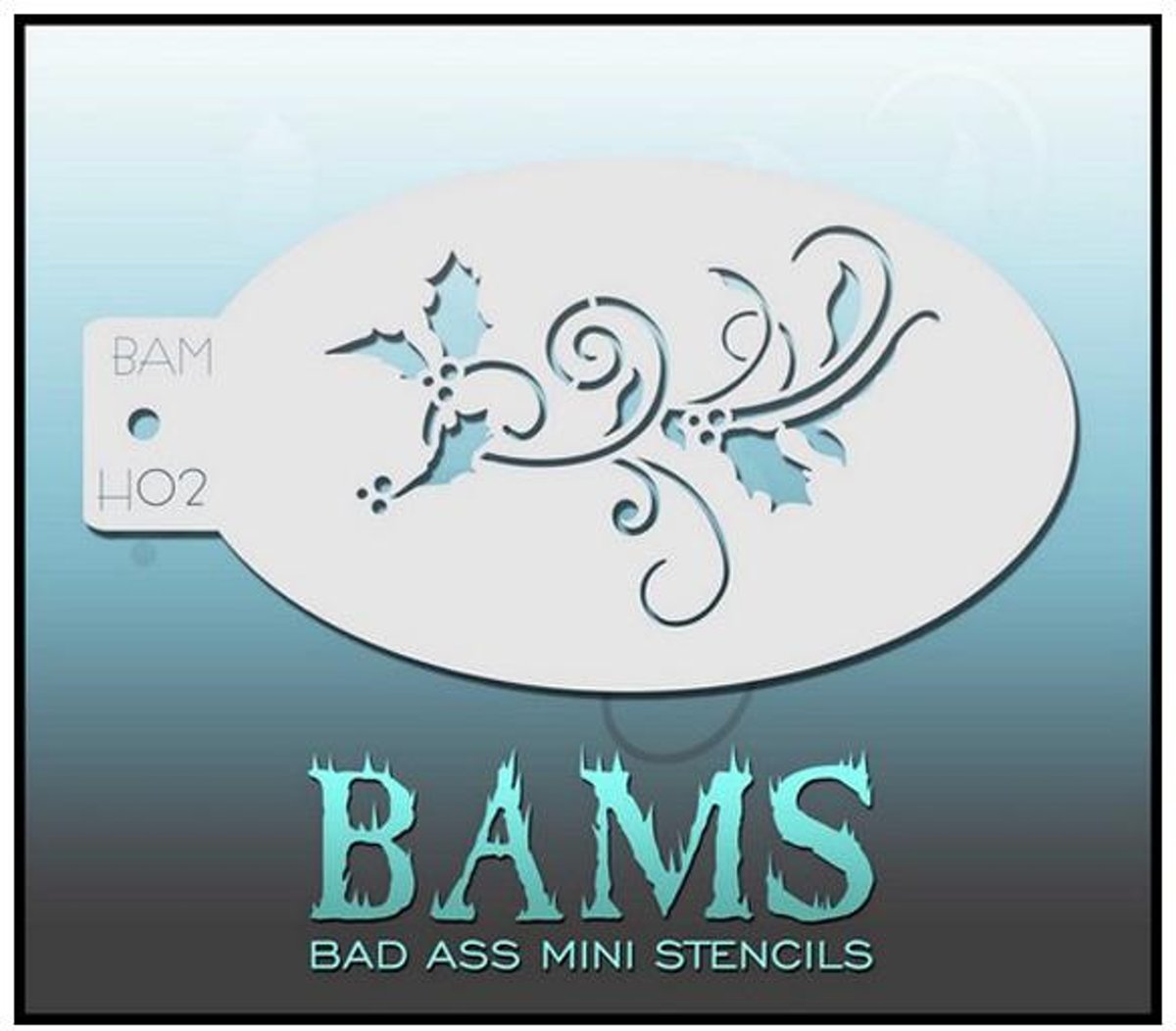 Bad Ass BAM stencil H02