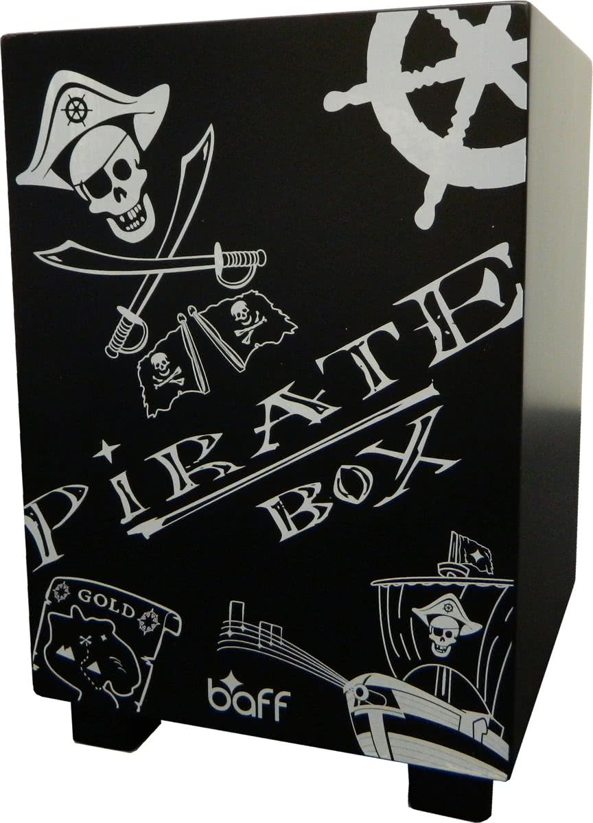 Baff Speciale Editie Drum box Piraat - 38 cm