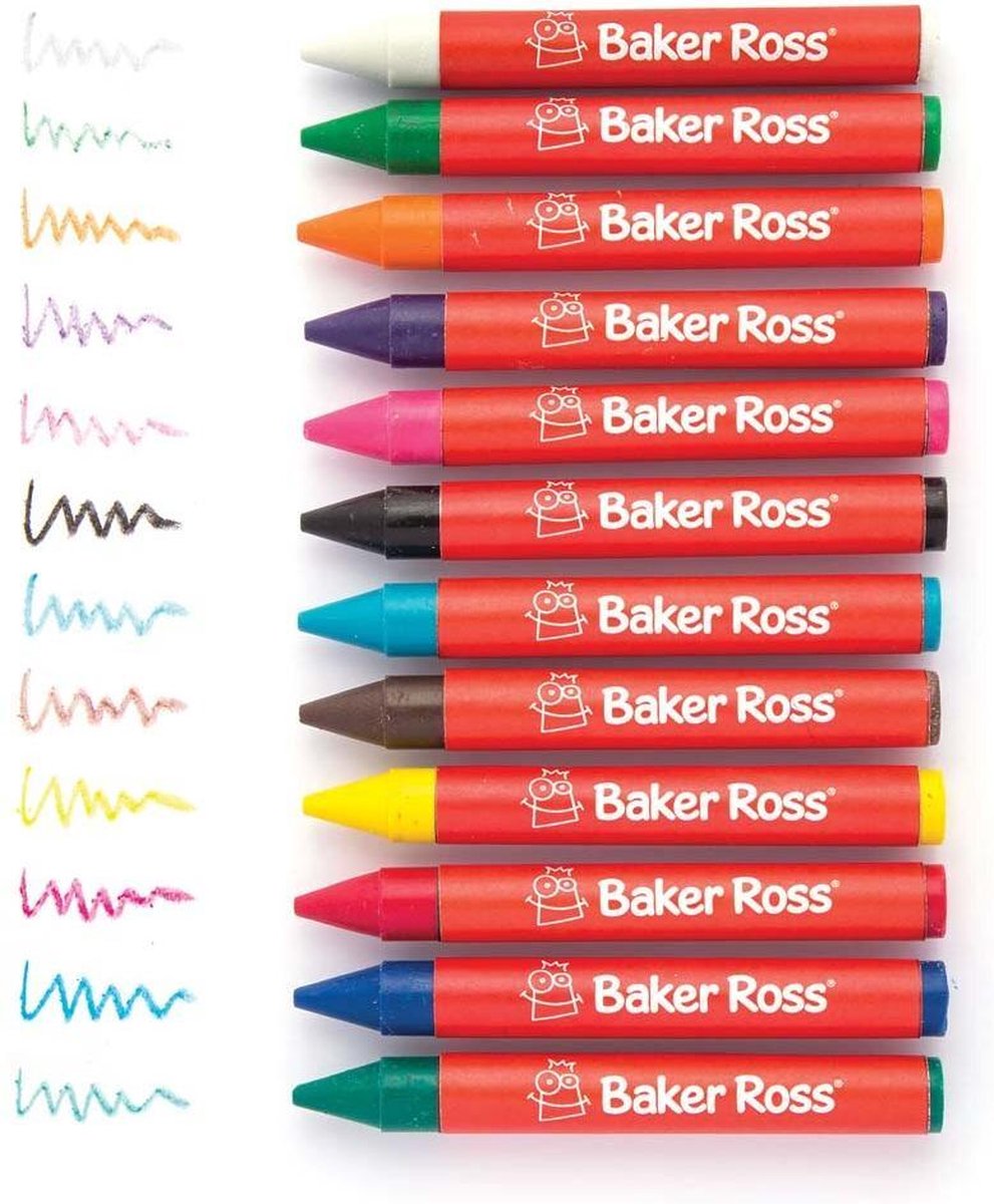 Dikke waskrijtjes (set van 3 pakjes)