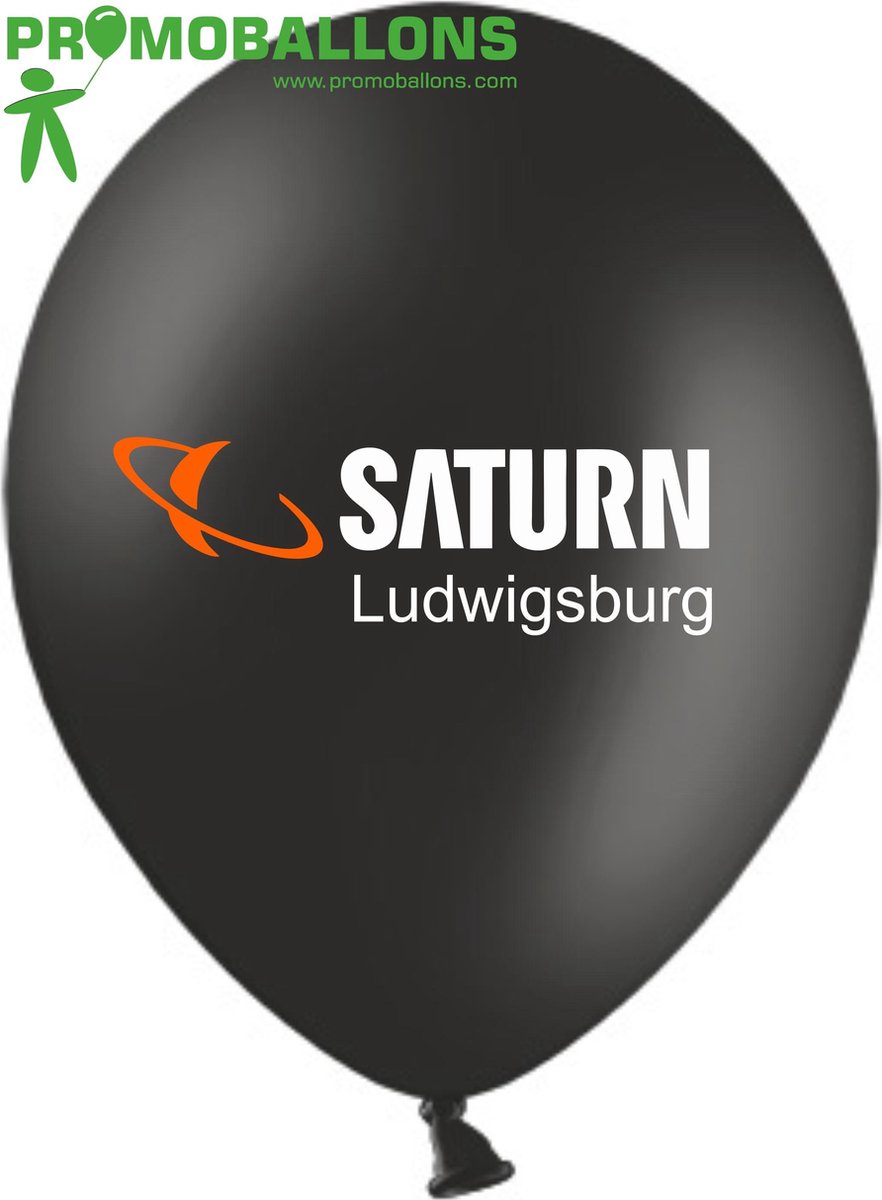 100 x uw eigen ballonnen met bedrukking (D08)