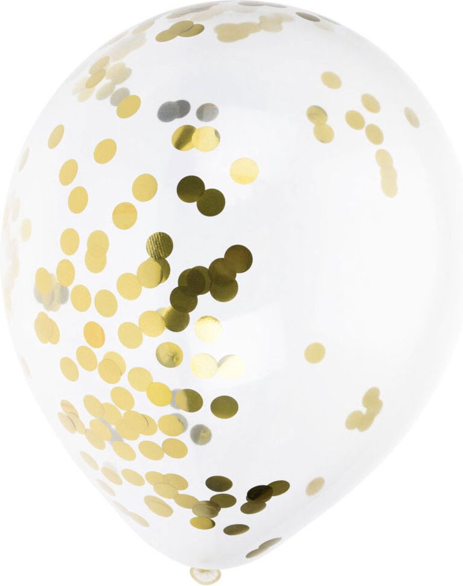 Ballonnen met Gouden Confetti