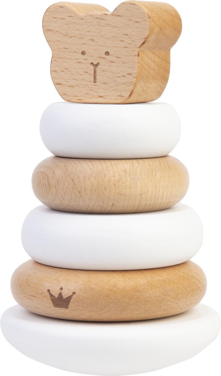 FSC Wooden Wobbly Stacker Bear