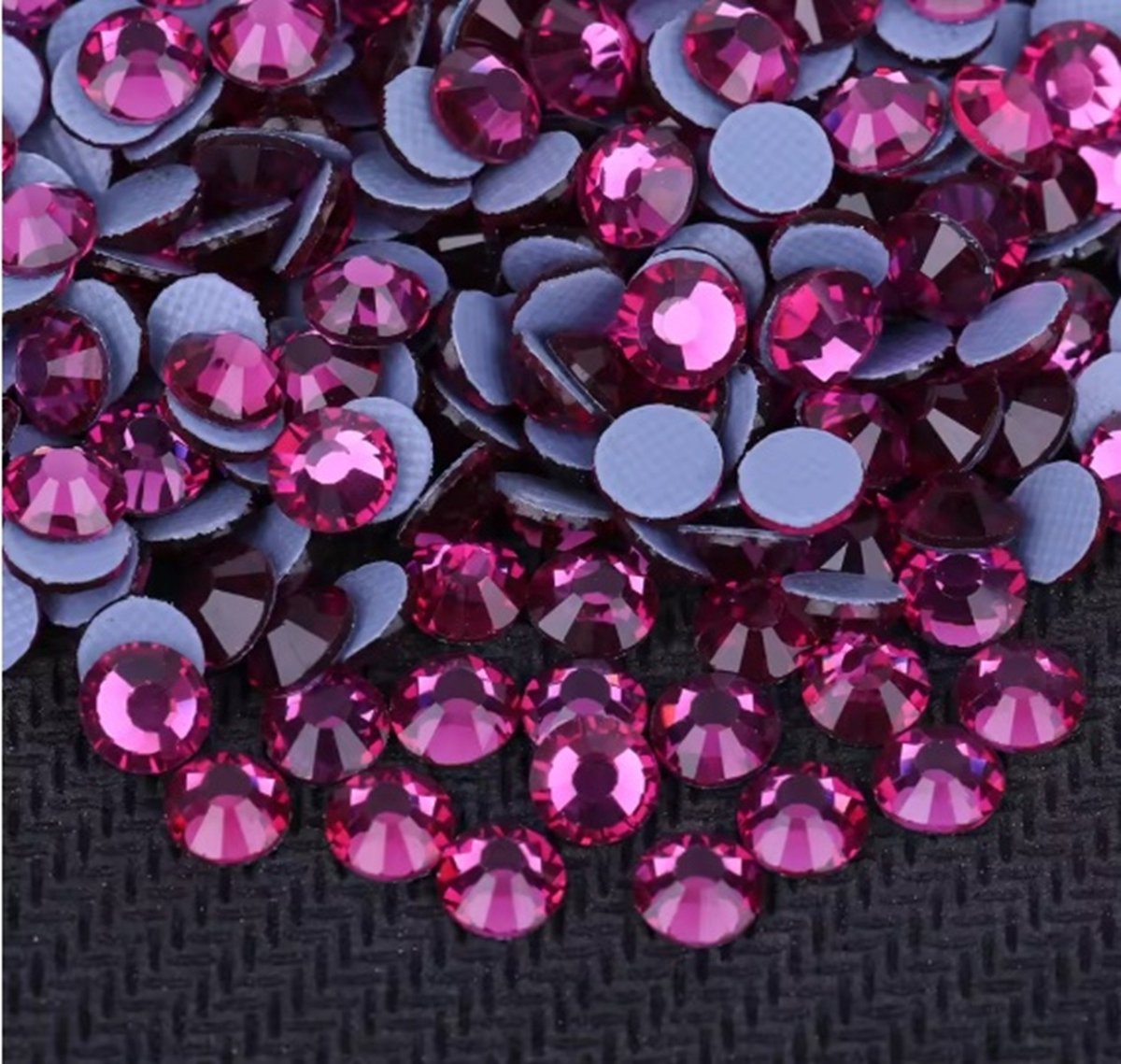 BamBella® - SS6 - Fel Roze - Hotfix strass Steentjes - 1440 stuks - strass stenen glitters nail art kleding versieren