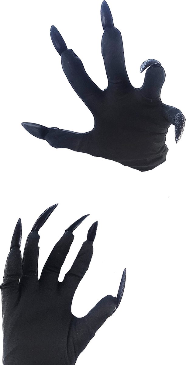 BamBella® - carnaval verkleed klauwen handschoenen met lange nagels - Cosplay rollenspel verkleden feest Halloween