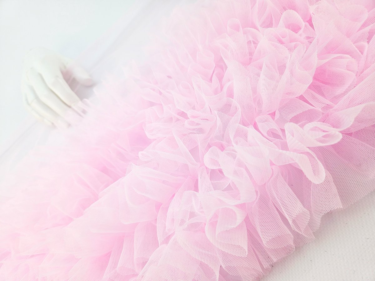  ® Naai band - Breed mesh Kant rushes tutu tule tulle Roze - Sier afwerk band kleding maken