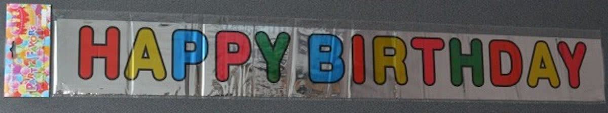 banner Happy Birthday - 2 stuks