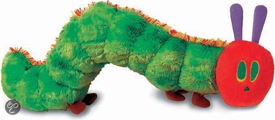 Pluche Rupsje Nooitgenoeg (42 cm)