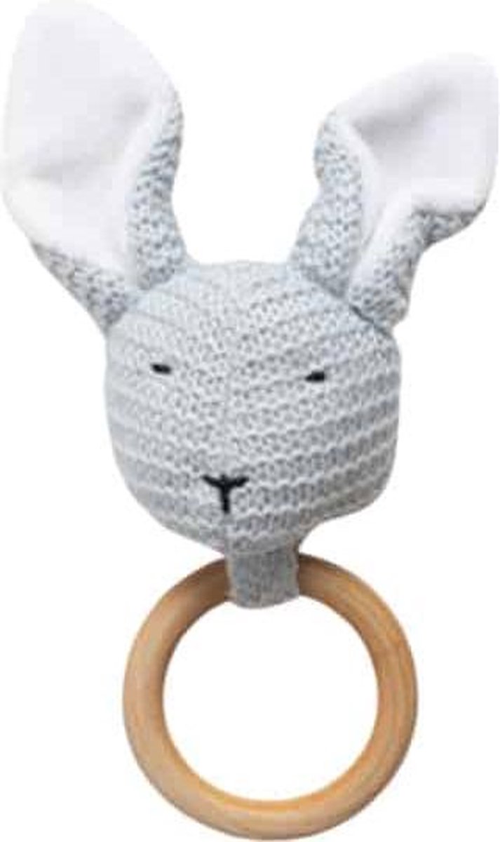   bijtring haasje lichtblauw