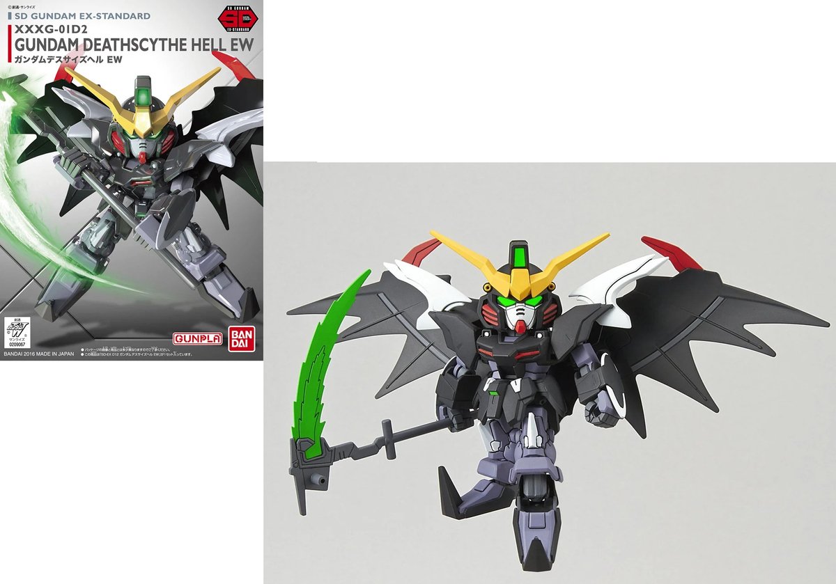 Bandai -Gundam Wing Ex-Standard Gundam Deathscythe Hell ew SD