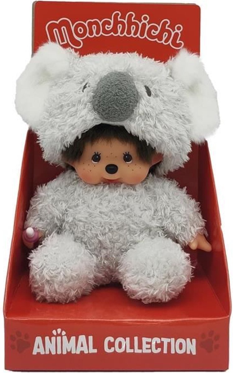 Monchhichi Koala knuffel - BANDAI - Zacht pluche speelgoed