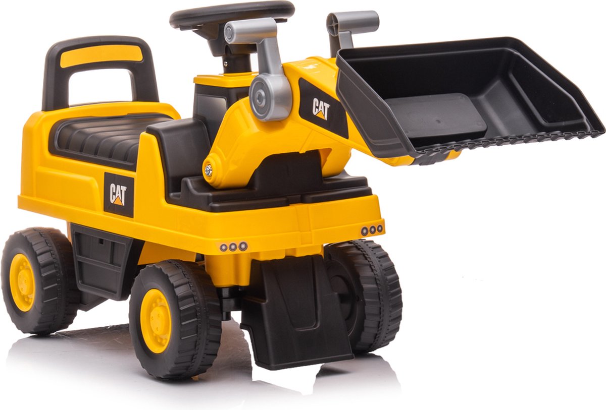     CAT Wiellader vanaf 1 jaar - Functionele Laadarm - Loopwagen Geel -   Voor Jongens - Caterpillar