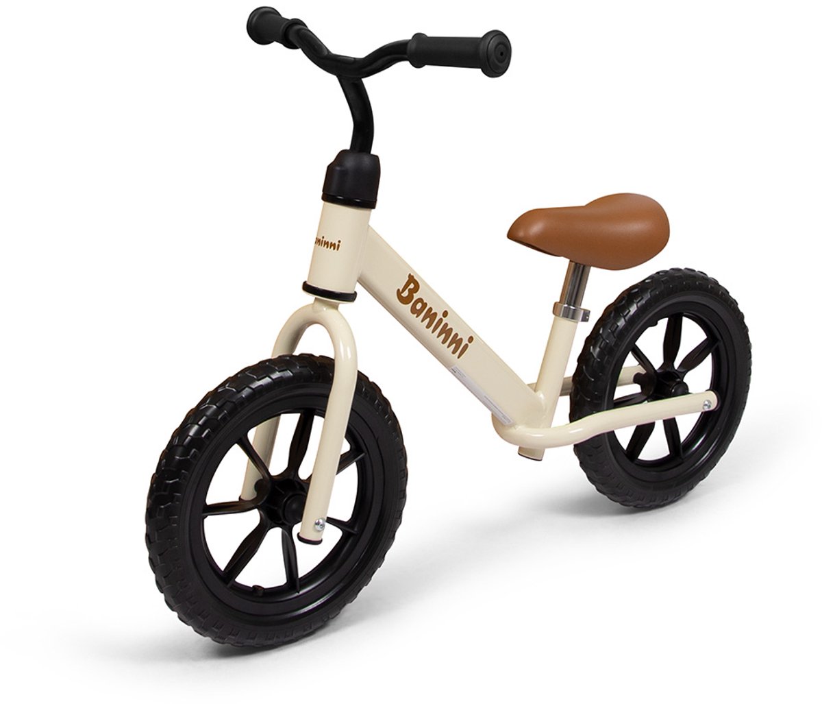 Baninni Loopfiets 2 - 5 Jaar Lola Beige - Zwart