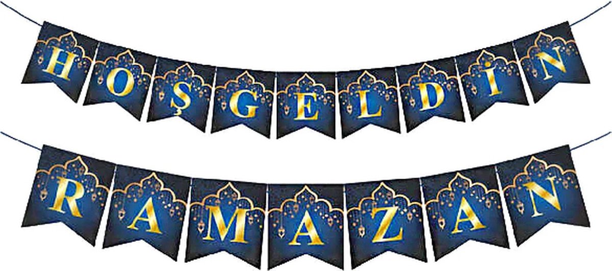 Hoşgeldin Ramazan Slinger 2.5m - Ramadan Slinger - Eid Ramadan Versiering