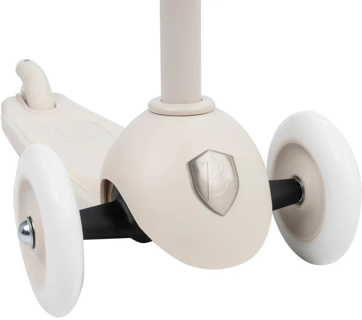 BEAU by Bo Banwood Eco Scooter + Eco Fietshelm - Ivory