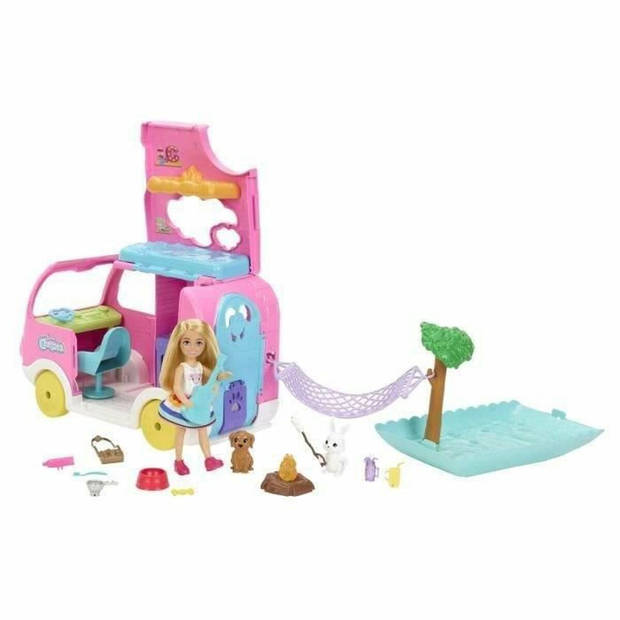 Babypop Barbie Chelsea motorhome barbie car box