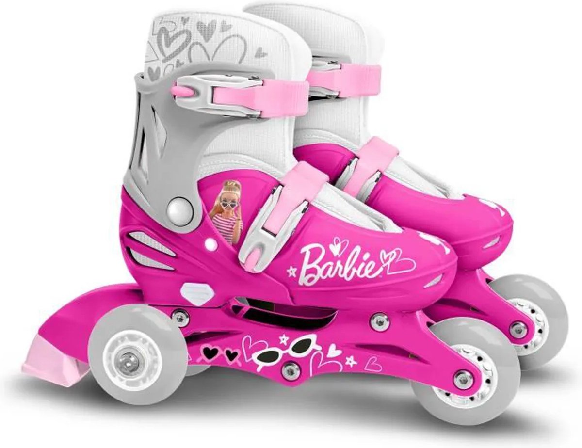 Barbie - Rolschaatsen - 3 Wielen - Roze - M 27-30