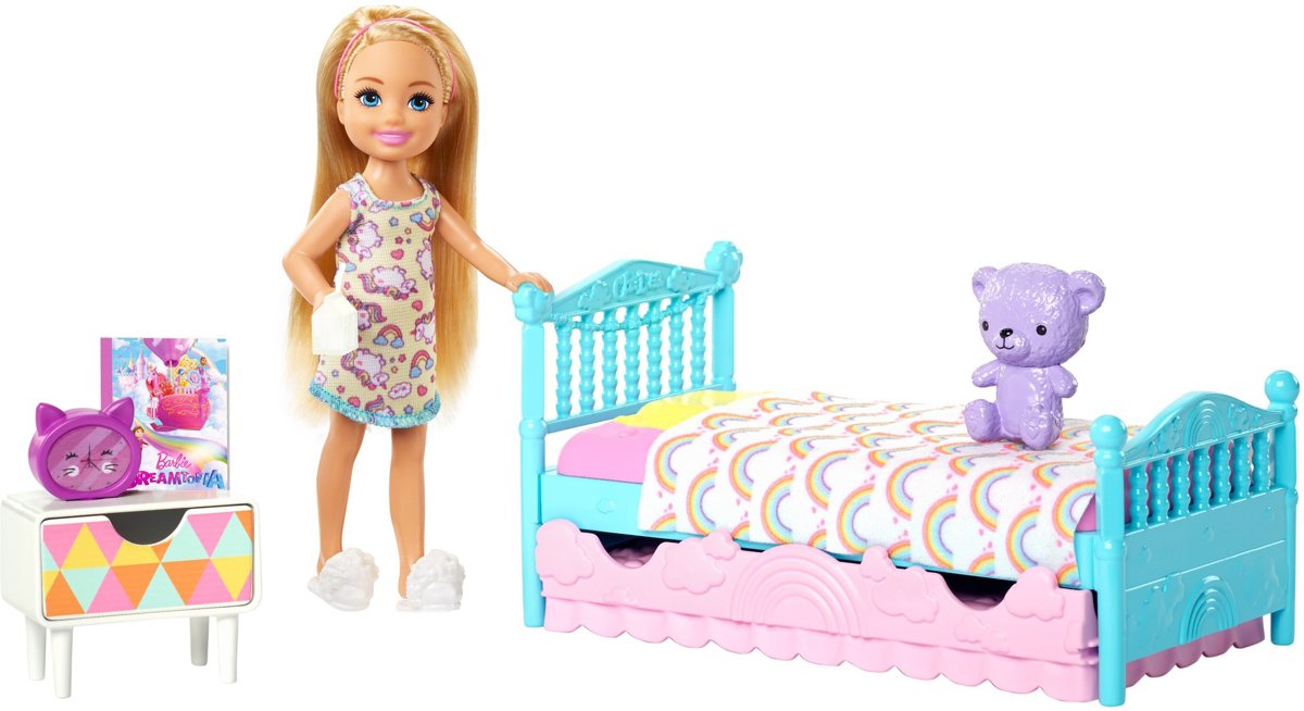 Barbie Club Chelsea Slaapkamer Met Accessoires