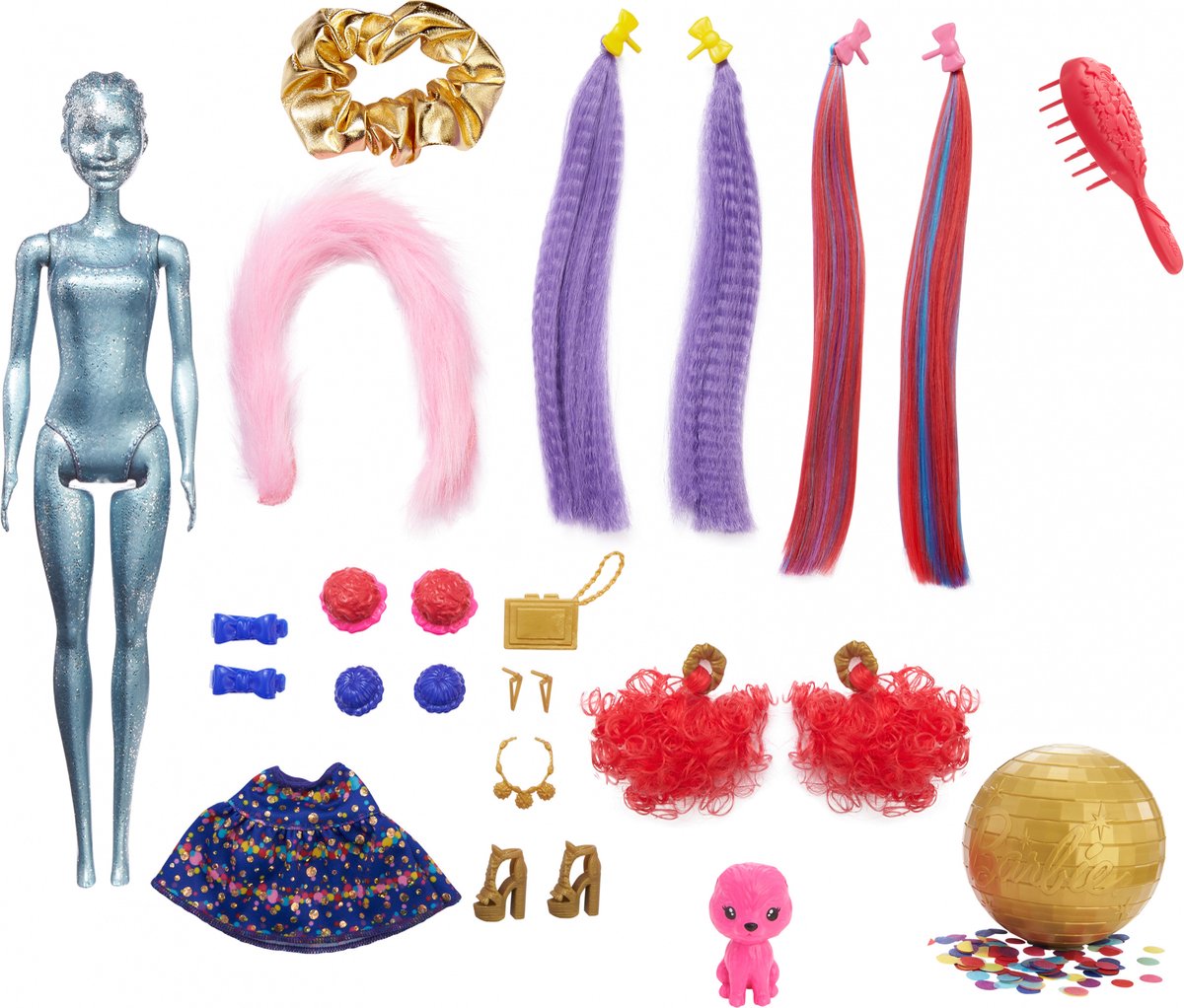 Barbie Color Reveal Ultimate Reveal Hair Feature 2 - Modepop