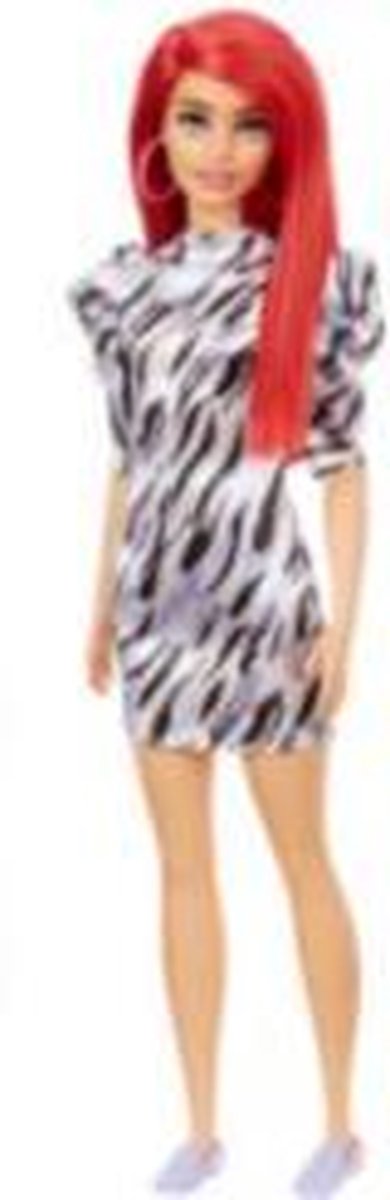   Fashionista Pop - Zwart/wit jurkje