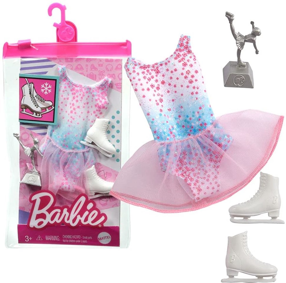 Barbie Kleding Outfit Accessoires - Schaatster