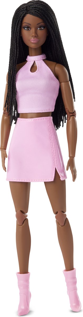 Barbie Looks 21 Vlechten Roze Rok Outfit Pop Roze